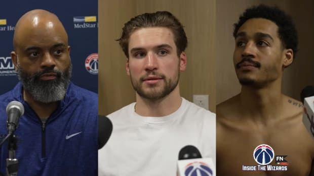 Media Availability: Wes Unseld Jr., Corey Kispert, and Jordan Poole | 01/10/24